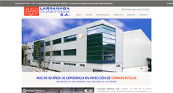 Desktop Screenshot of larranagaplasticos.com