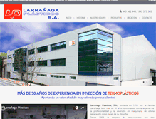 Tablet Screenshot of larranagaplasticos.com